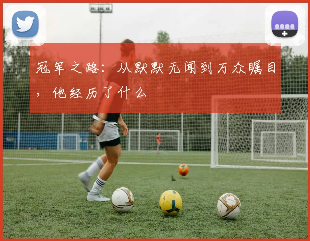 冠军之路：从默默无闻到万众瞩目，他经历了什么
